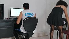 Emo Secretary Seduces Boss In Office Game For Wild Job Opportunity