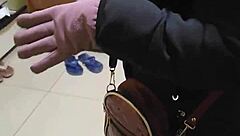 acosando a la sirvienta in part 1 with amateur homemade teasing and exhibitionist flashes