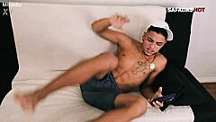 The amateur guy bends over the hot young girl for deep anal creampie action.