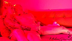 Hubby Edging Expedition With Muscular Blonde Babe In Sexy Couple Handjob Punishment.