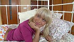 What Happens When A Hot Russian Teen 18+ Explores Amateur Masturbation In This Free Video?