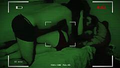 Caught Stepdaughter Fucking Boyfriend At Night In Intense Homemade Teen Action