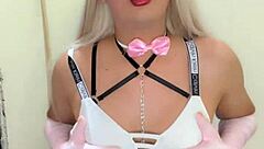 The story unfolds as a lovely pink transsexual with appealing features captivates the scene.