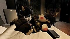 Эй, милая моль оттрахана большим меховым в роблокс приключении