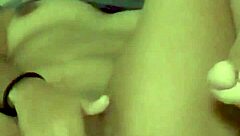 Real amateur Mexican brunette bent over in bedroom for doggystyle fucking