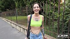 Bjraw Brisen Models For A Facial With Deepthroat Blowjob And Monster Cock