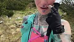 Saya buat video intim seks ini khas untuk awak, dirakam di puncak gunung.