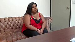 Peaches Ebony Bbw Sucking And Fucking Interracial Hardcore With Wet Pussy