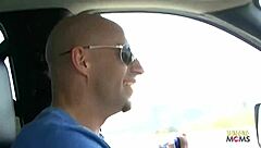 Dark skin delight Demi Delia rides dick all day and swallows cum