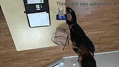 Skinny Latina slut Mandy Mynxx casually takes deepthroat gagging and hardcore cock sucking in the scene.