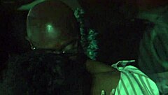 hey, check out this milf getting pounded by a monster cock outdoors under the night sky