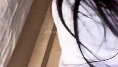 young colombian teen babe gets hardcore doggystyle pounding in hotel after classes with pov cum inside