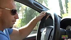 Dark skin delight Demi Delia rides dick all day and swallows cum