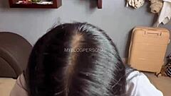 young colombian teen babe gets hardcore doggystyle pounding in hotel after classes with pov cum inside