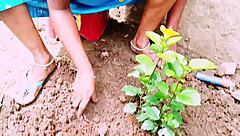 villege forming woman engages in hardcore fucking with land owner while sharing telugu dirty talks