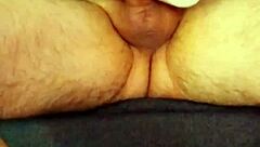 Masturbating with sex doll in homemade solo session