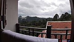 hey we traveled as amateur teen 18+ couple and fucked doggystyle somewhere in thailand mountains