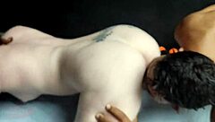 Novinha manda al novio al súper y coge con dotado en garaje junto a Lorrany Exotica