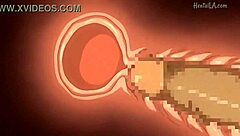 Pelajar sekolah brunette liar kongkek pelajar lelaki di bilik air dengan tetek besarnya bergoyang!