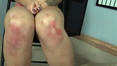 this tattooed brunette babe madelyn monroe surprises with deepthroat blowjob and handjob skills