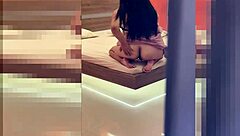 oh wow i caught my curvy stepmom rubbing her tight pussy and shaking that big ass in her room until she hits orgasm