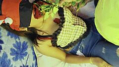 hot indian coed shares her first intimate college encounter in a steamy session.