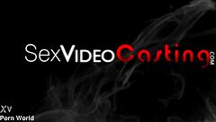 newcomer takes part in her casting interview