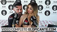 Hey, check out Elo Podcast spanking Veve Valencia with the paddle