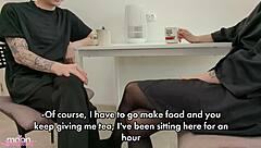 My neighbor stopped by for salt, but things heated up as he fucked me in every position.