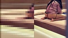 oh wow i caught my curvy stepmom rubbing her tight pussy and shaking that big ass in her room until she hits orgasm