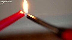 The fit milf endured a strict wax punishment session that left her soaked and trembling