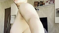 Busty blonde shows off her big natural tits in a sexy display.