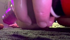 italian milf artemisia love rides dildo in hot solo anal close up 😏