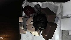 Come join this hot trio where the naughty blonde and redhead get bent over for doggystyle with big black cocks