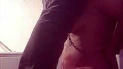 french housewife turns into humiliated slave for 2024 pissing shower and blowjob session in homemade bdsm with buttplug and dirty talk