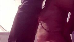 french housewife turns into humiliated slave for 2024 pissing shower and blowjob session in homemade bdsm with buttplug and dirty talk