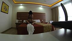 mi novia venezolana shakes her big ass while riding that monster cock