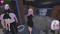 Oh man, check out secret flasher Manaka getting totally naked and masturbating in that public apartment building! 😏