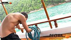 Famous Brazilian actress Katharine Madrid bends over pool table for Big Bambu to pound her ass deep