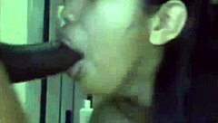 feeding her throat with that massive bbc while she gags and swallows