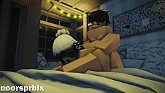 Roblox Adventure with Roommate Invited Over for Dorm Fun
