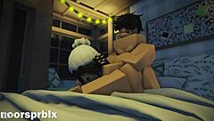 Roblox Adventure with Roommate Invited Over for Dorm Fun