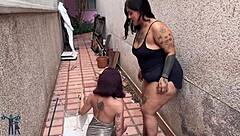 I Feel So Horny Seeing This Slutty Girl at the Party Ready to Fuck and Pick Up a Hottie with Big Breasts in the Street Subtitled in English