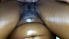 White married man takes black pussy bareback in intense interracial gay action.