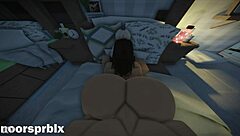Roblox Adventure with Roommate Invited Over for Dorm Fun