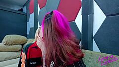 the football game was about to start but the friendly and naughty stepsisters decided to suck each other really well to relieve the tension