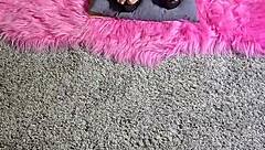 Bts Teaser - Bound And Balancing On Spikey Stilettos With Black Lingerie Teasing!