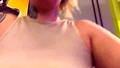 I didn't notice my shirt became see-through from sweat at the gym, what a delicious surprise