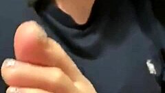 Claudia Bavel compilation with big ass massage, feet training, butt play, and solo masturbation in the shower 😏