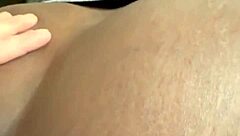 whoa, homemade amateur ebony blonde gets bent over in bedroom!